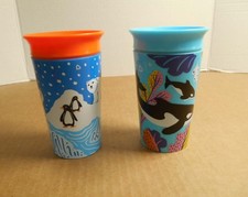 Munchkin Miracle 360 Cup 9 Oz Toddler Spill Proof Wild Love Sippy Cups