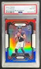 100140222 C.J. Stroud 2023 Panini Prizm #339 Red White and Blue RC PSA 8