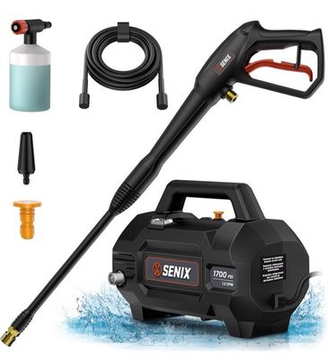 #ad 13 Amp Electric Pressure Washer 1700 PSI 1.2 GPM 20ft Hose $89.95