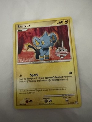 2007-2008 City Championships Shinx 98/130 Diamond & Pearl Pokemon Card Rare