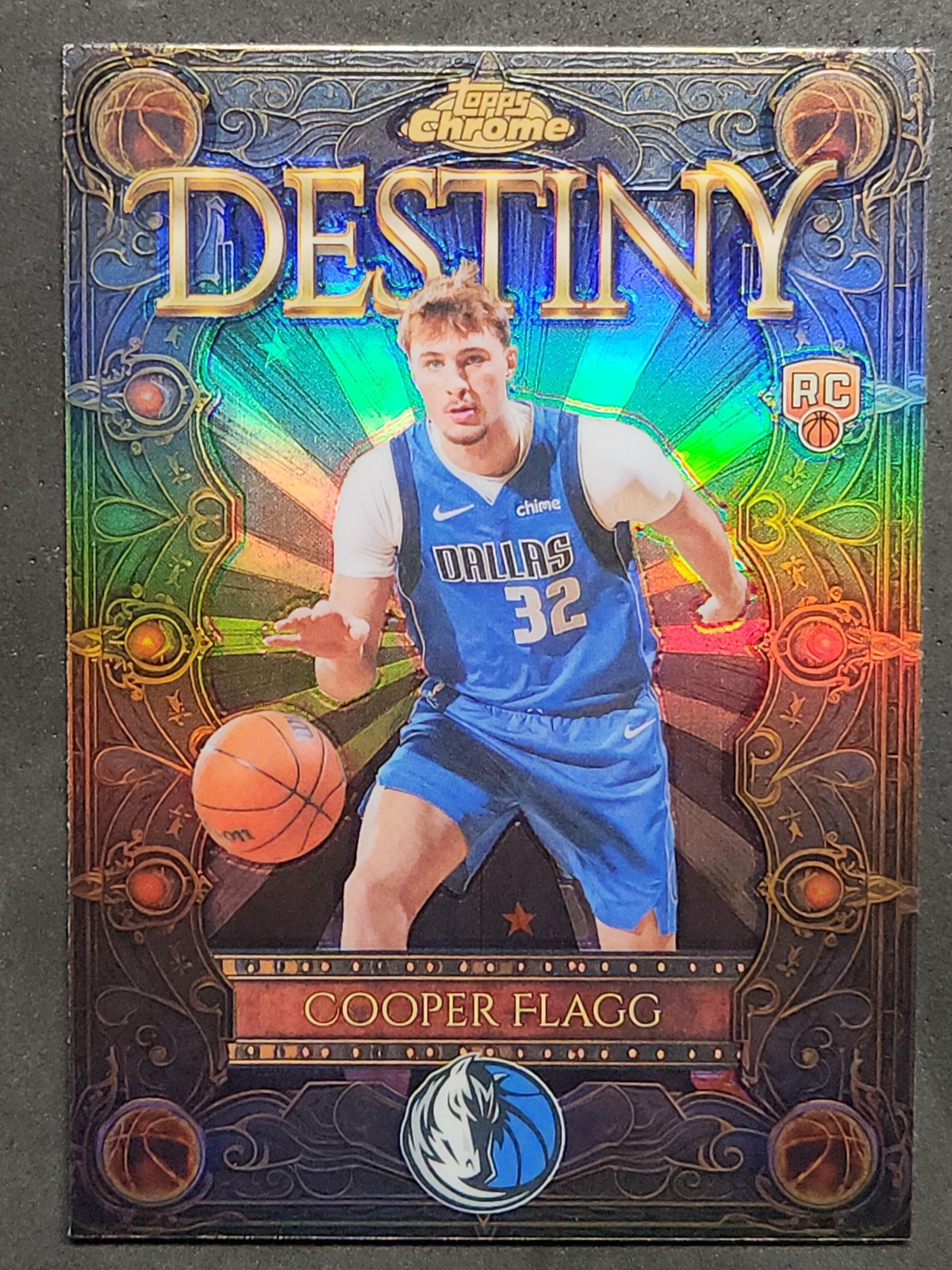 Cooper Flagg Destiny Refractor D-1 2025-26 Topps Chrome RC NBA Rookie Basketball