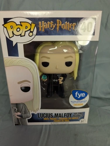NEW Funko POP! Harry Potter - #40 Lucius Malfoy Holding Prophecy Figure FYE Excl