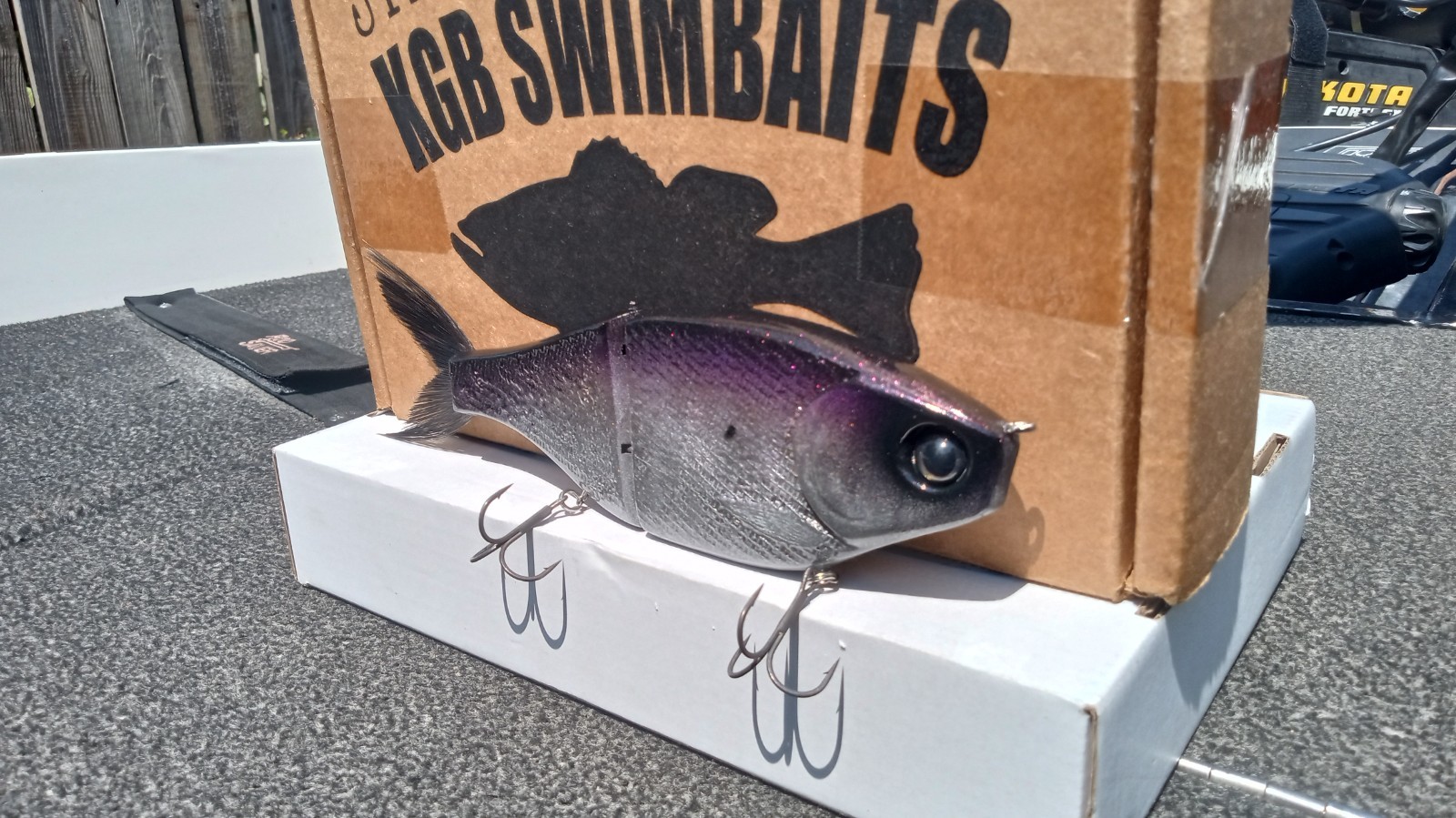 CLUTCH THE BOSS GLIDE SWIMBAIT 9" 4 OZ {SHADOW SHAD} BRAND NEW 🔥 clutch,kgb,etc - Image 8