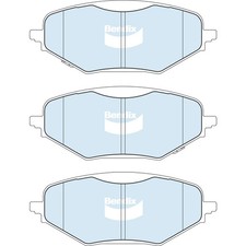 Bendix 4WD Brake Pad Set DB2875 4WD
