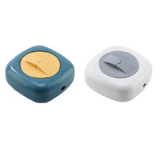 Mini Portable Cable Winder Durable PP USB Cord Organizer with Rotating Storage