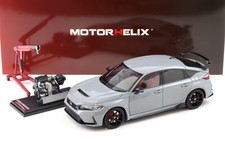 1:18 MotorHelix Honda Civic Type R (FL5) Sonic Grey Pearl 2022 Diecast M85305