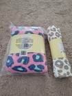 Viv & Lou Throw Pink Leopard Blanket and Beach Towel - Brand New! — photo 2