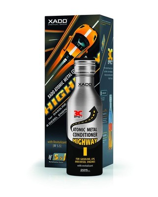 XADO Highway - Oil Additive for Car Engine - High-Mileage Motor 