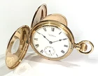 1909 Stunning WALTHAM R/Gold Half Hunter Gents Pocket Watch. Serviced. Antique