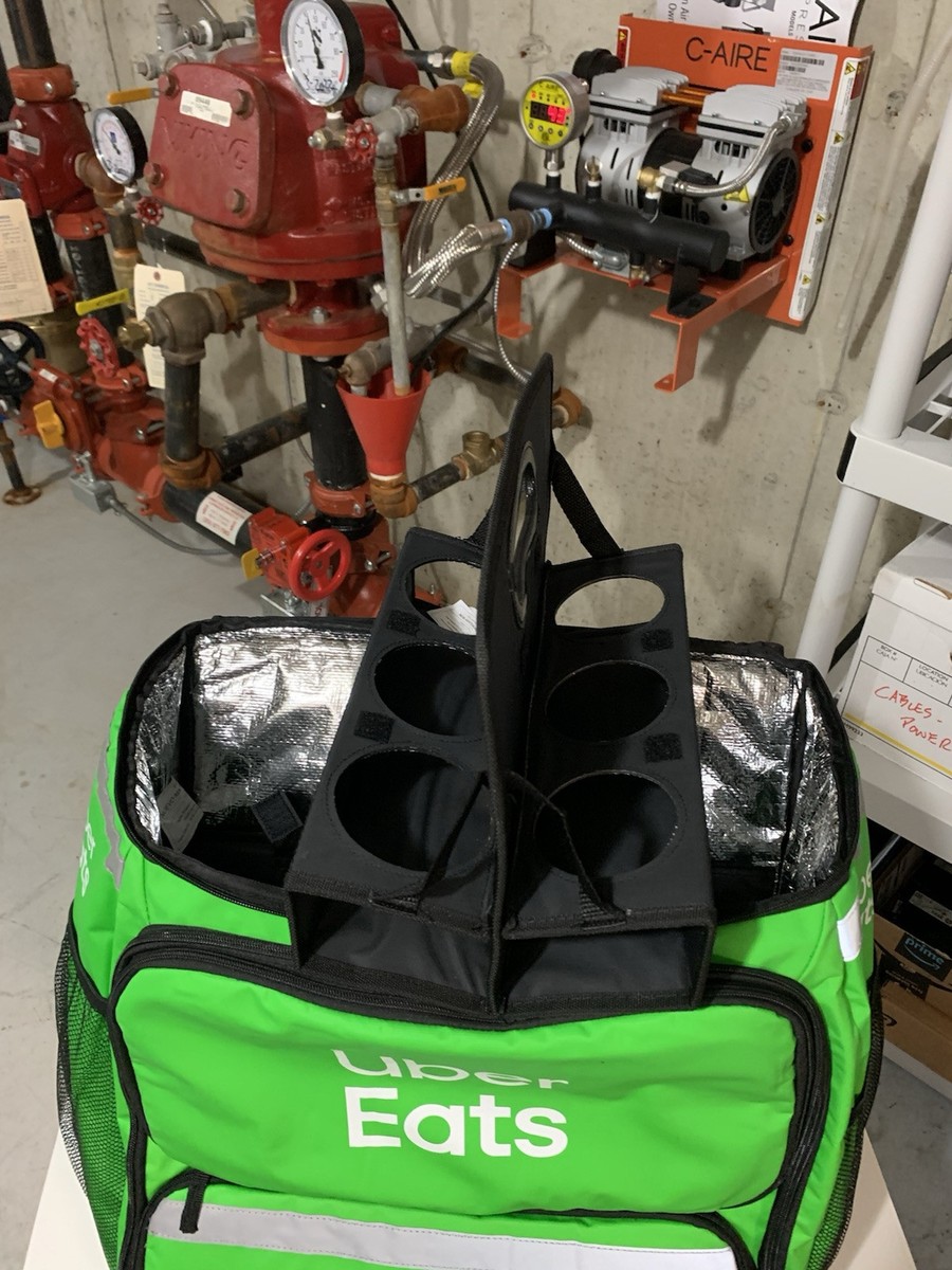 Uber Eats Insulated Delivery Bag Backpack Pizza Bag Large | eBay