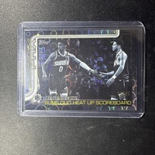 2025-26 Topps #294 Heat Check Blackout Target Exclusive Phoenix Suns /25 Booker 