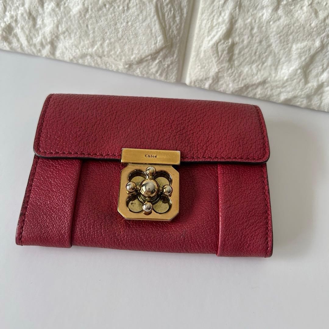 Chloe Mini Foldable Wallet Authentic - image 2