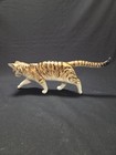 Hutschenreuther Figur Katze  Cat getigert Porzellan Knapp 30cm lang.