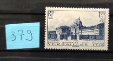 timbre france neuf année 1938  n° 379   Versailles