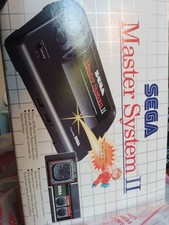 VGC Boxed Sega Master System II Console + Light Phaser + 15 Games (Master of Dar