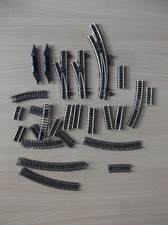 N Fleischmann 1:160, .2 x Weiche links 24°, 1 x BWl, Handantriebe re/li