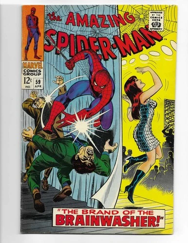 Amazing Spider-Man 59 1968 Marvel Comics F- 5.5 1st Cover App Mary Jane Watson
