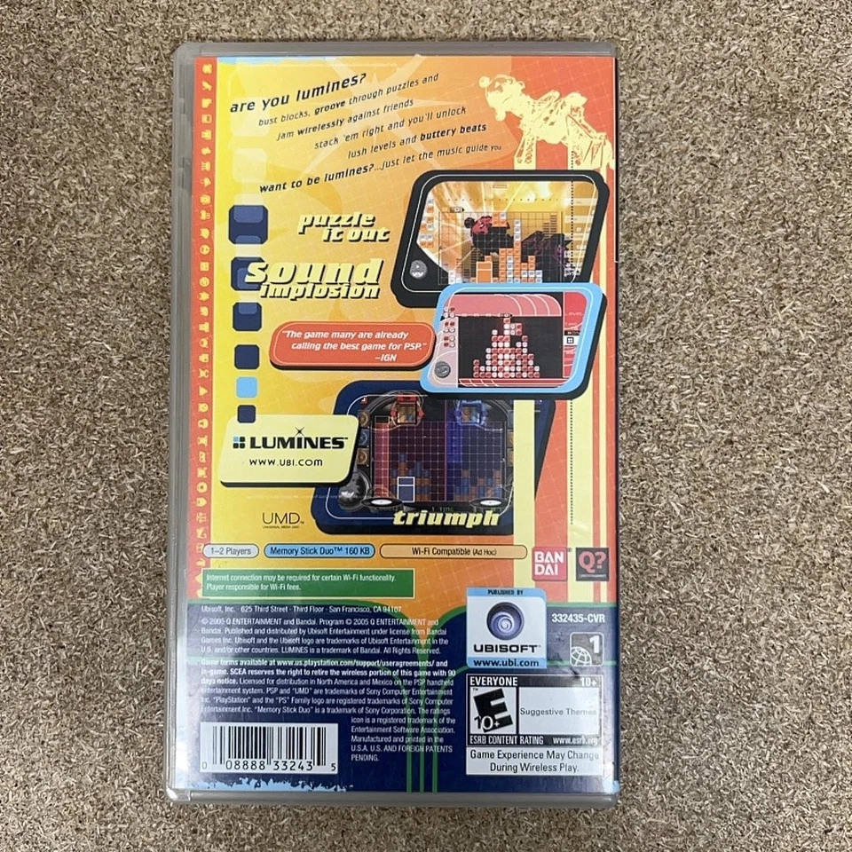 Lumines: Puzzle Fusion (PlayStation Portable) [Complete & Tested] NA Version - Image 3 of 4