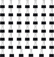 Binder Clips Large 1.5-Inch Black 48-Pack 