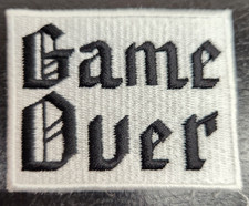 Game Over Sew On Patch