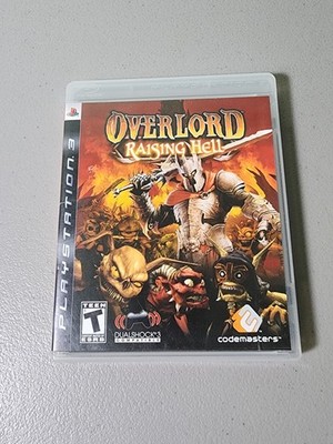 Overlord: Raising Hell PlayStation 3 PS3 Tested Working w/ Manual