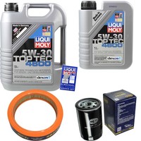 Sct Inspektionspaket 6L Liqui Moly Top Tec 4600 5W-30 FüR Audi 80 2.0 1.6 1.8 S