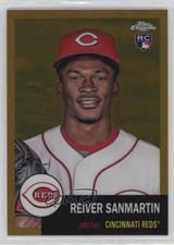 2022 Topps Chrome Platinum Anniversary Gold Refractor 18/50 Reiver Sanmartin 7m3