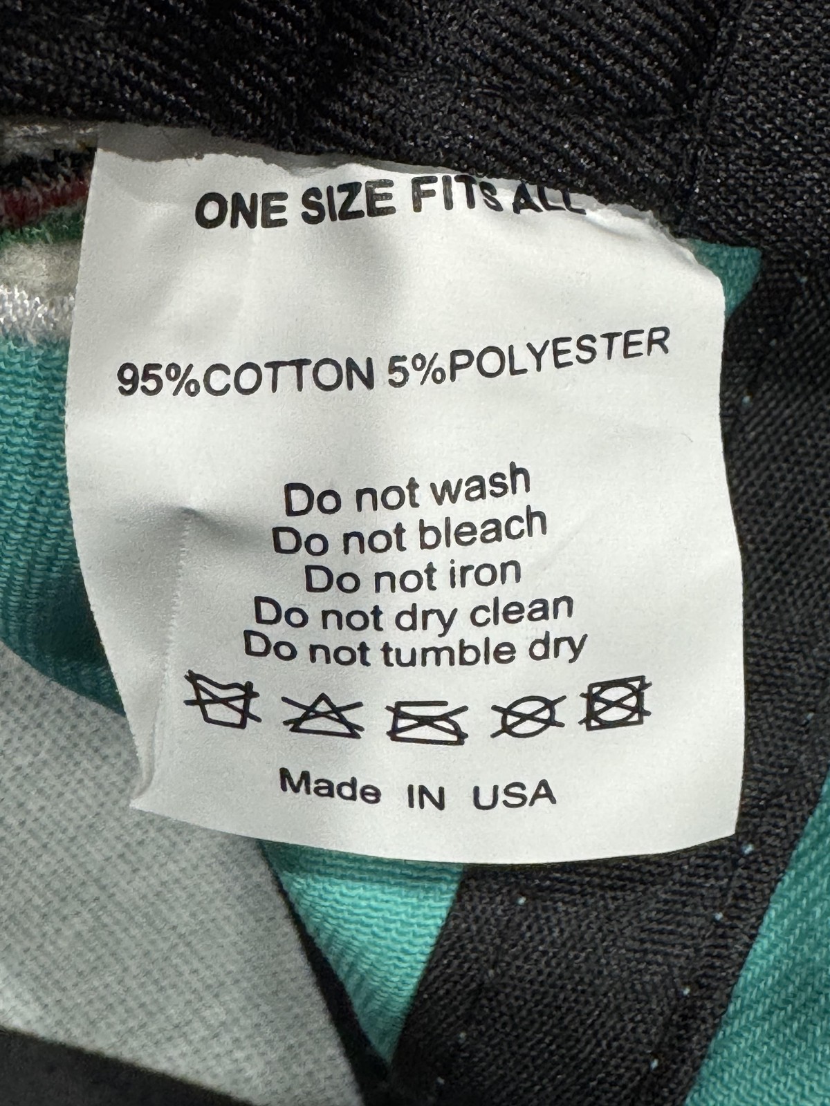 Scuderia Ferrari Hat Cap Strap Back Mens One Size Teal Red F1 Racing Embroidered