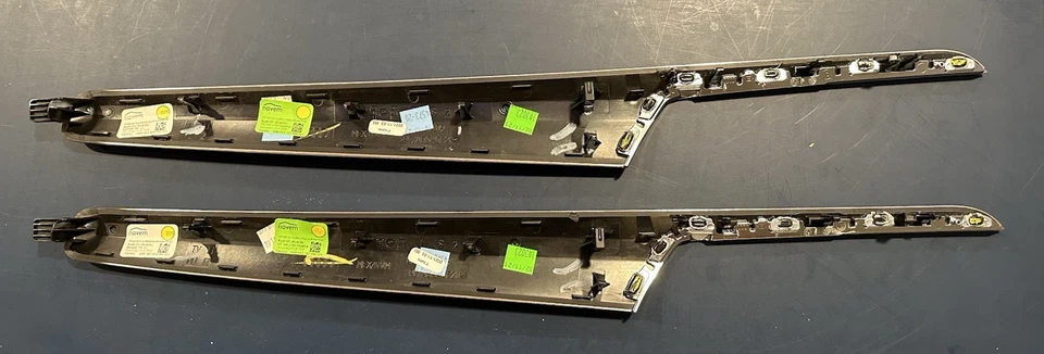 Juego de molduras interiores madera nogal marrón audi q5 2018-2025 Foto 4 de 4