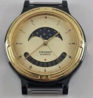 ORIENT VINTAGE MOONPHASE H68002V-60 QUARTZ WATCH 34 MM (100% ORIGINAL & NOS)