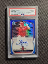 2023 Bowman Chrome Jorge Ruiz 1st Bowman Angels Auto 1/150 Blue Refractor CPAJRZ