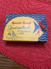 Vintage New Stock South Bend Guaranteed Fishing Line Braided 25 Lb Nylon Black