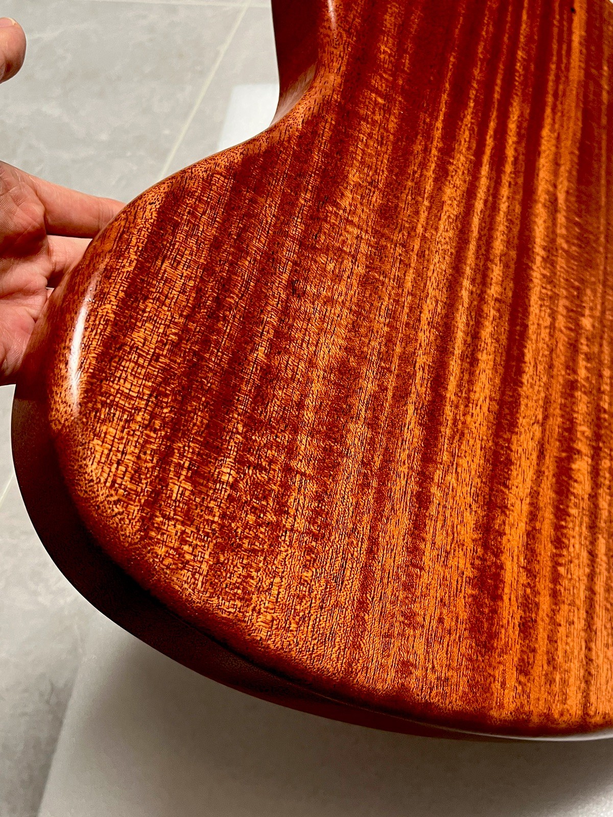 Corpo chitarra elettrica AAAA nuovo pezzo unico Jazzmaster in mogano foto 6