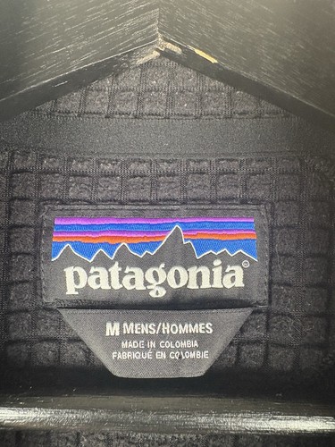 Patagonia R1 Pullover Fleece Men’s Medium Black Polartec Grid Half Zip - Picture 6 of 9