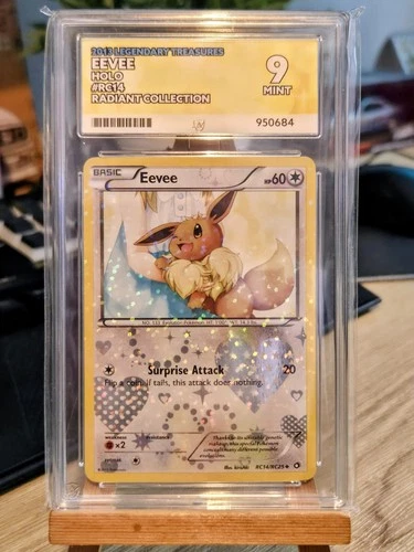 Eevee RC14/RC25 Legendary Treasures ACE 9 Radiant Collection Holo Pokemon TCG