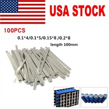 100Pcs Nickel Strip For Li Battery Packs Spot Welding Machine Welder US SUK