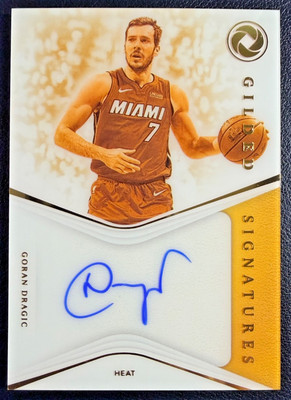GORAN DRAGIC 2024-25 National Treasures '19 Opulence Gilded Autograph Gold 05/10