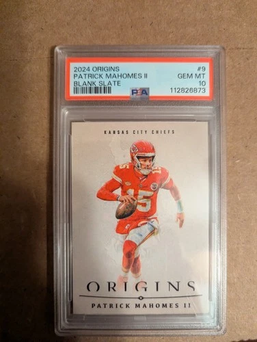 2024 Origins Patrick Mahomes Blank Slate #9 PSA 10