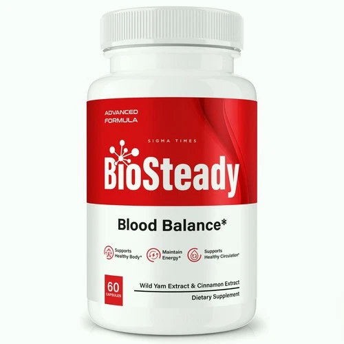BioSteady Capsules, Bio Steady Blood Optimizer Supplement 60ct