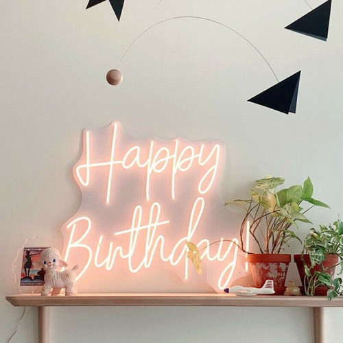 Custom LED Neon Light Signs Wedding Birthday Party Beer Bar Home Room Wall Decor - Picture 4 of 9