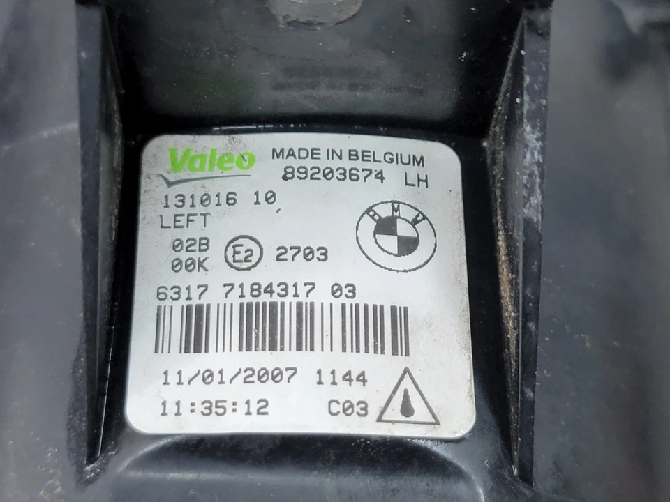 07-13 BMW X5 E70 - DELANTERO IZQUIERDO - PARACHOQUES ANTINIEBLA - 89210517 89203674 OEM GENUINO Foto 4 de 4