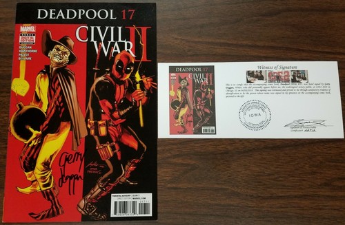 Deadpool (2016) #15 - 35 EACH SIGNED Duggan with Notarized Witness of Signature - Picture 17 of 110