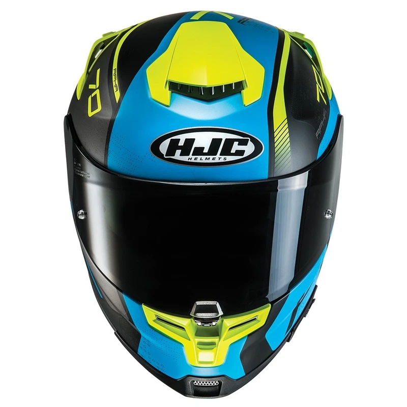 HJC RPHA 70 Vias Blue Fluo with sun visor Off, photo 2 of 5