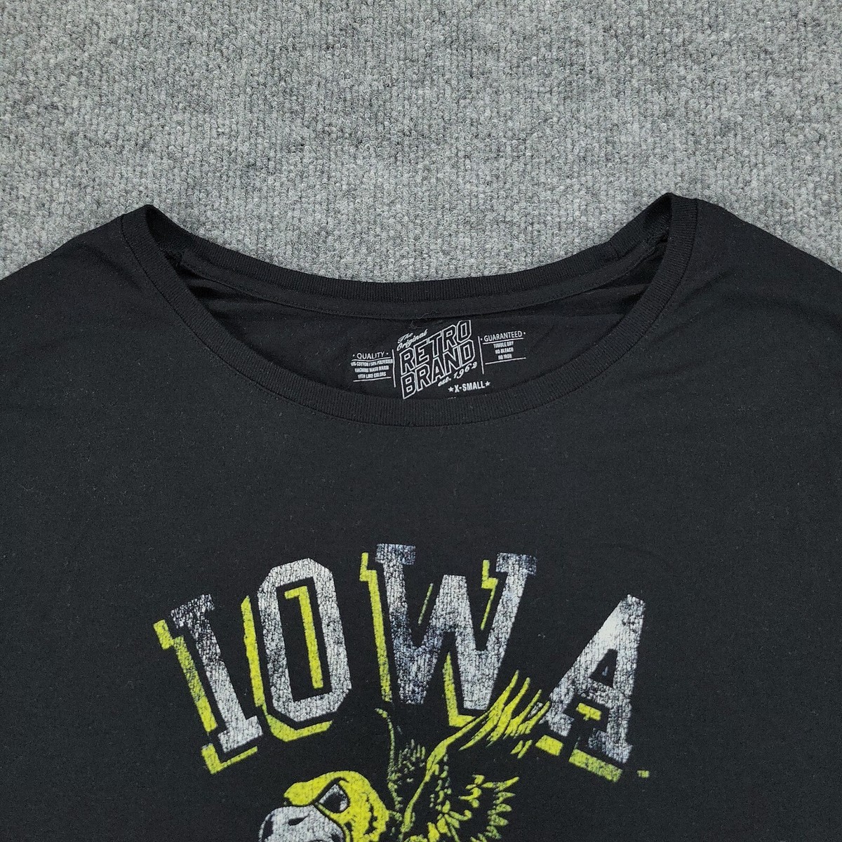 売れ筋商品|||コロシアム カットソー トップス レディース Women's Black Distressed Iowa Hawkeyes Heather Long Sleeve Hoodie T-shirt Black Iowa Hawkeyes Women's Distressed Football Long Sleeve T