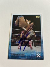 Tyson Kidd WWE Signed 2015 Topps Card # 82