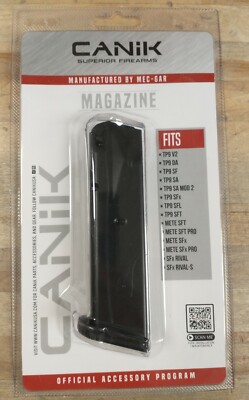 CANIK TP9 V2 DA SF SA SFx SFL SFT / METE SFT SFx 9mm 10 Round Magazine  MA549