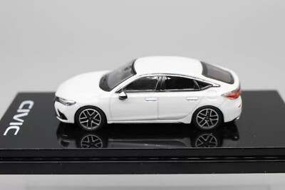 Hobby Japan 1/64 Scale Honda Civic FL1 2021 White Diecast Model