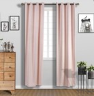 2PC Blackout Grommet Panel Window Curtains Thermal Insulated Drapes 64X40new