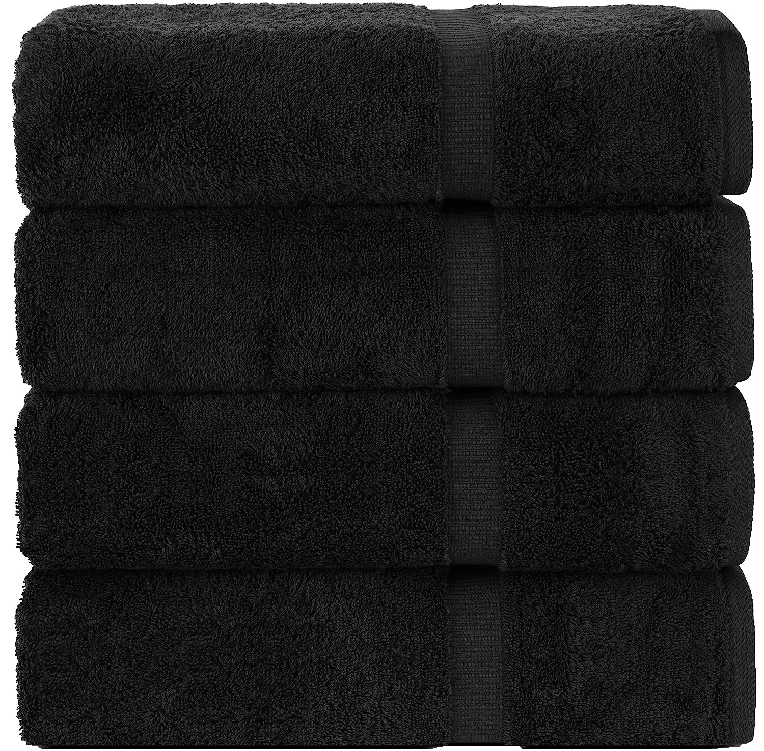 Toallas de baño bordeado de bambú y mantillas