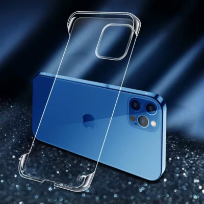 Slim Frameless Clear Phone Case for iPhone 16 15 14 13 12 Mini 11 Pro XS Max XR